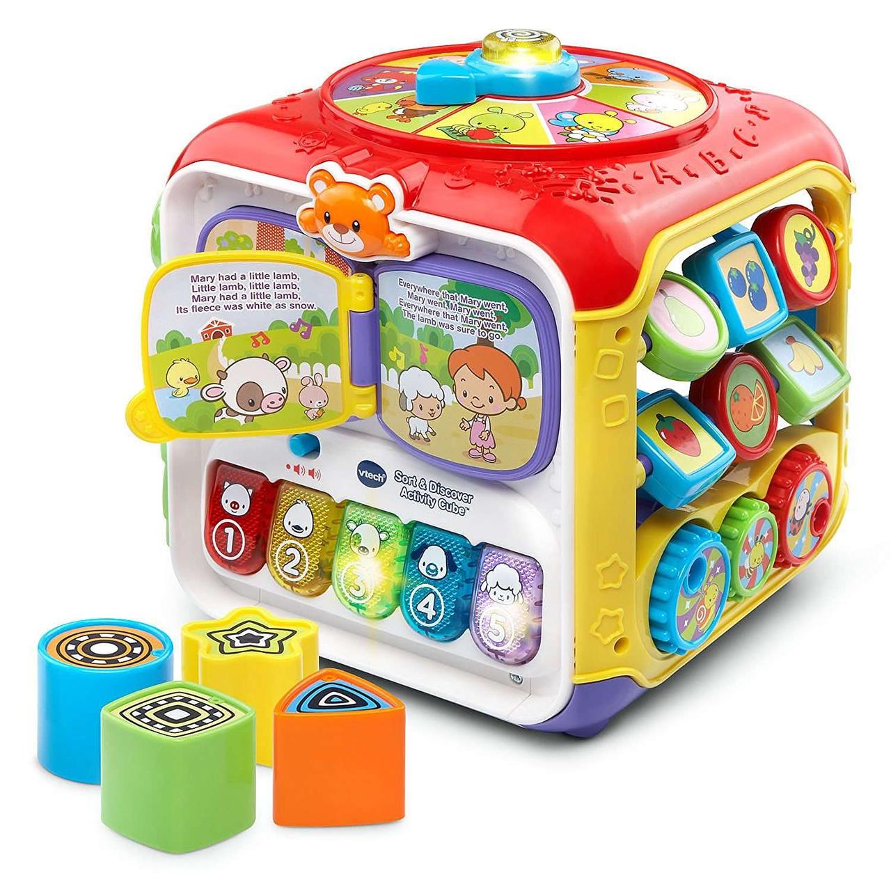 Бизикуб VTech Sort & Discover Activity Cube маленький — изображение 2