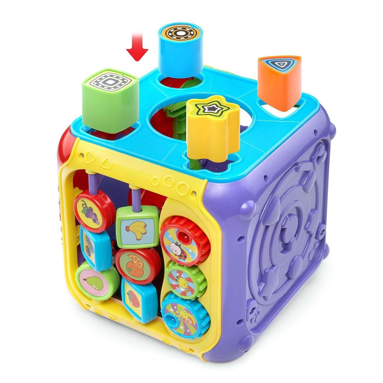 Бизикуб VTech Sort & Discover Activity Cube маленький — изображение 4