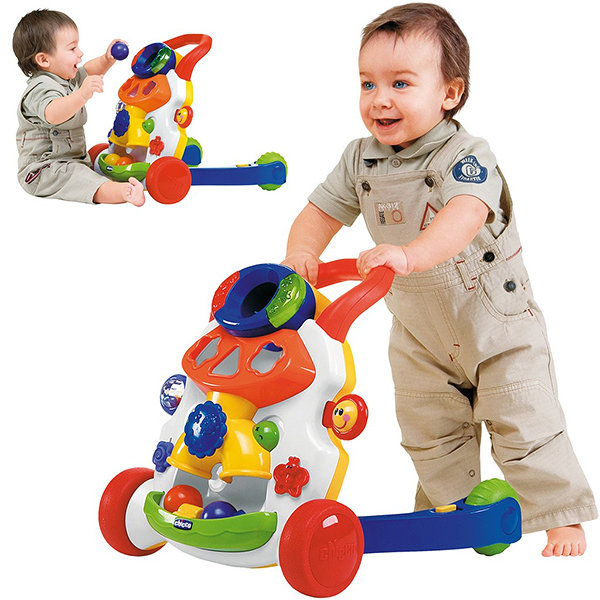 ТОЛКАТЕЛЬ CHICCO ПЕРВЫЕ ШАГИ - ХОДУНКИ